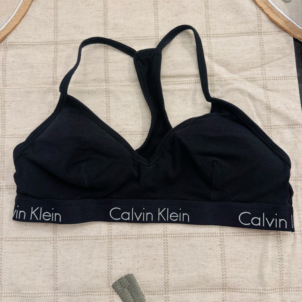 Calvin Klein Charcoal Bra